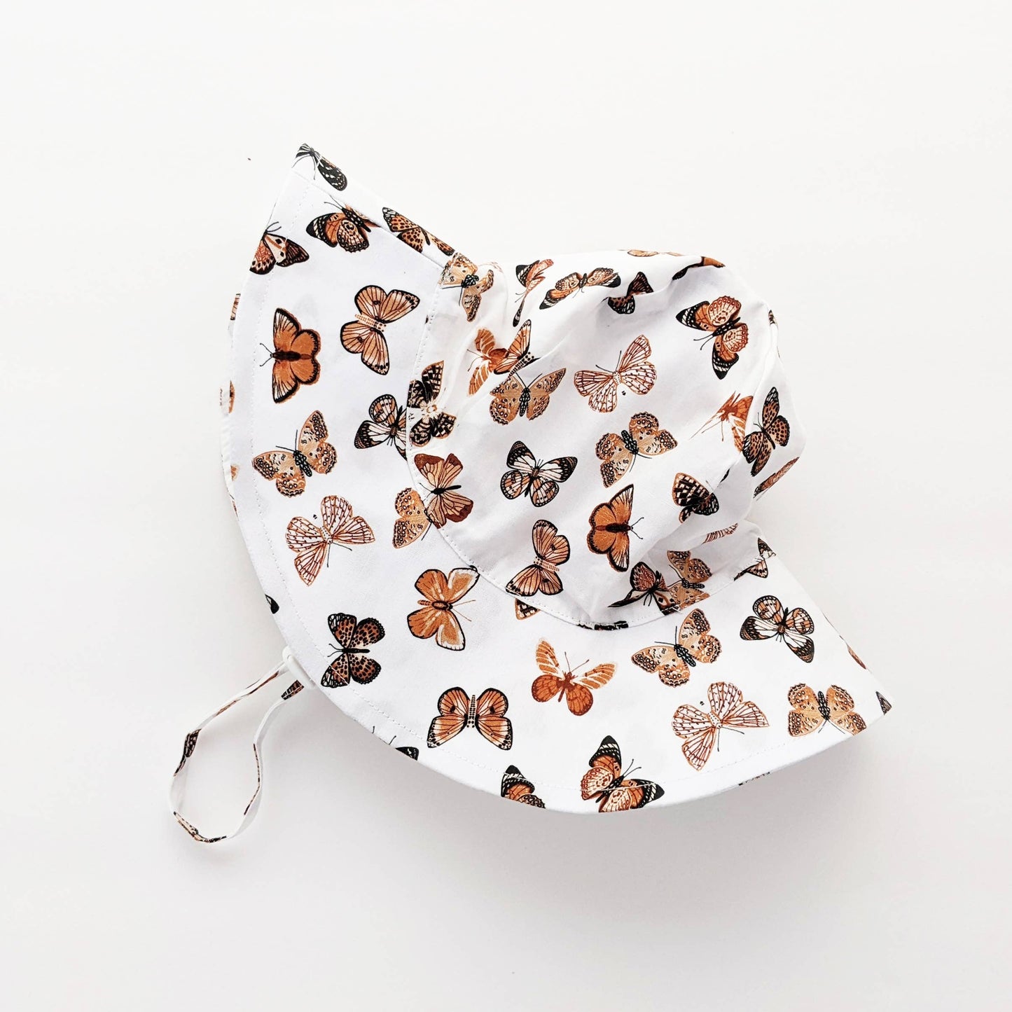 babies butterflies sunhat