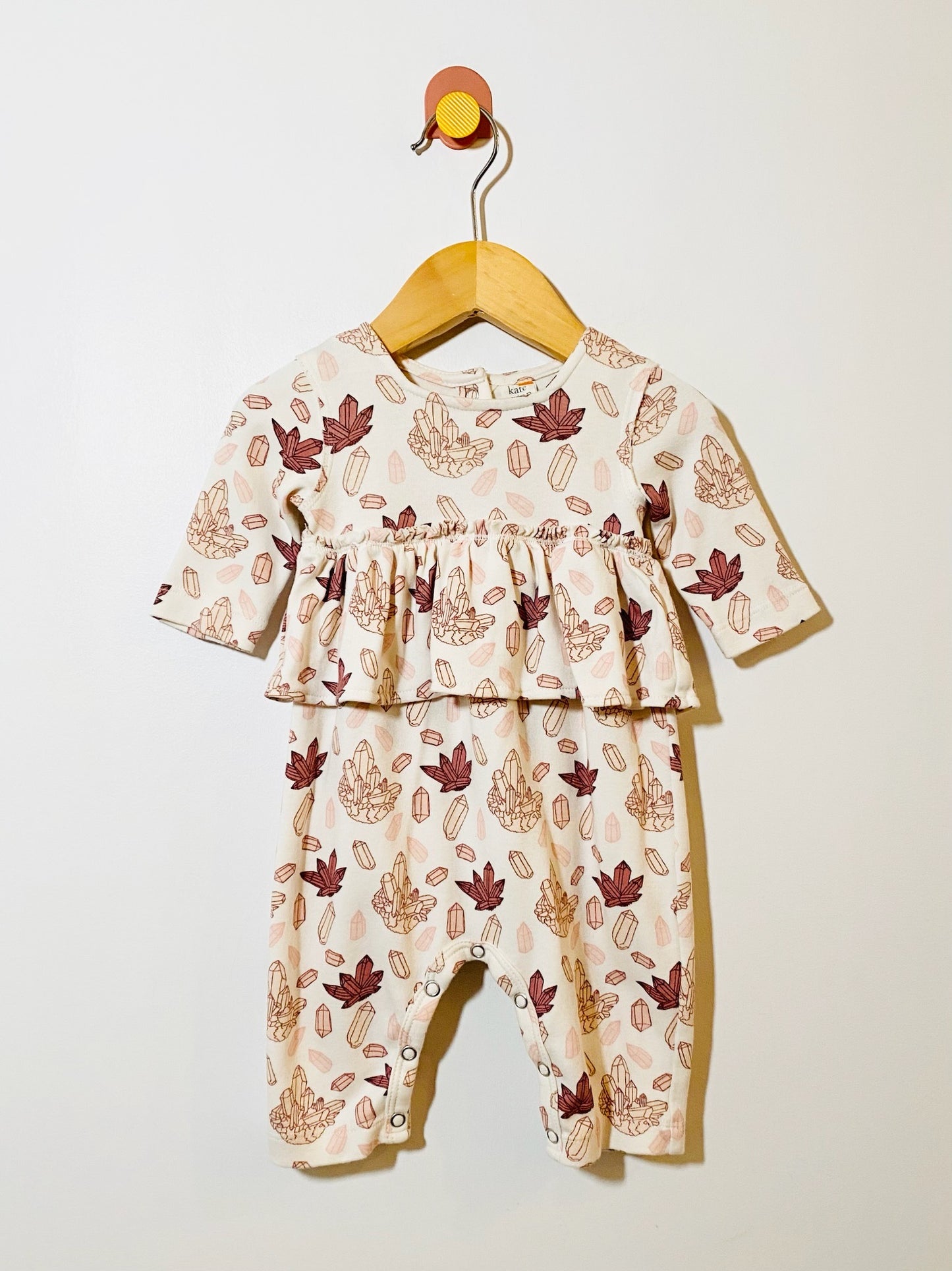 Kate Quinn quartz print onesie / 0-3m
