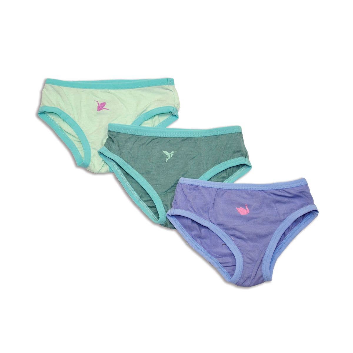 linqin Underpants Girls Sweatproof Underwear Bamboo Soft No See