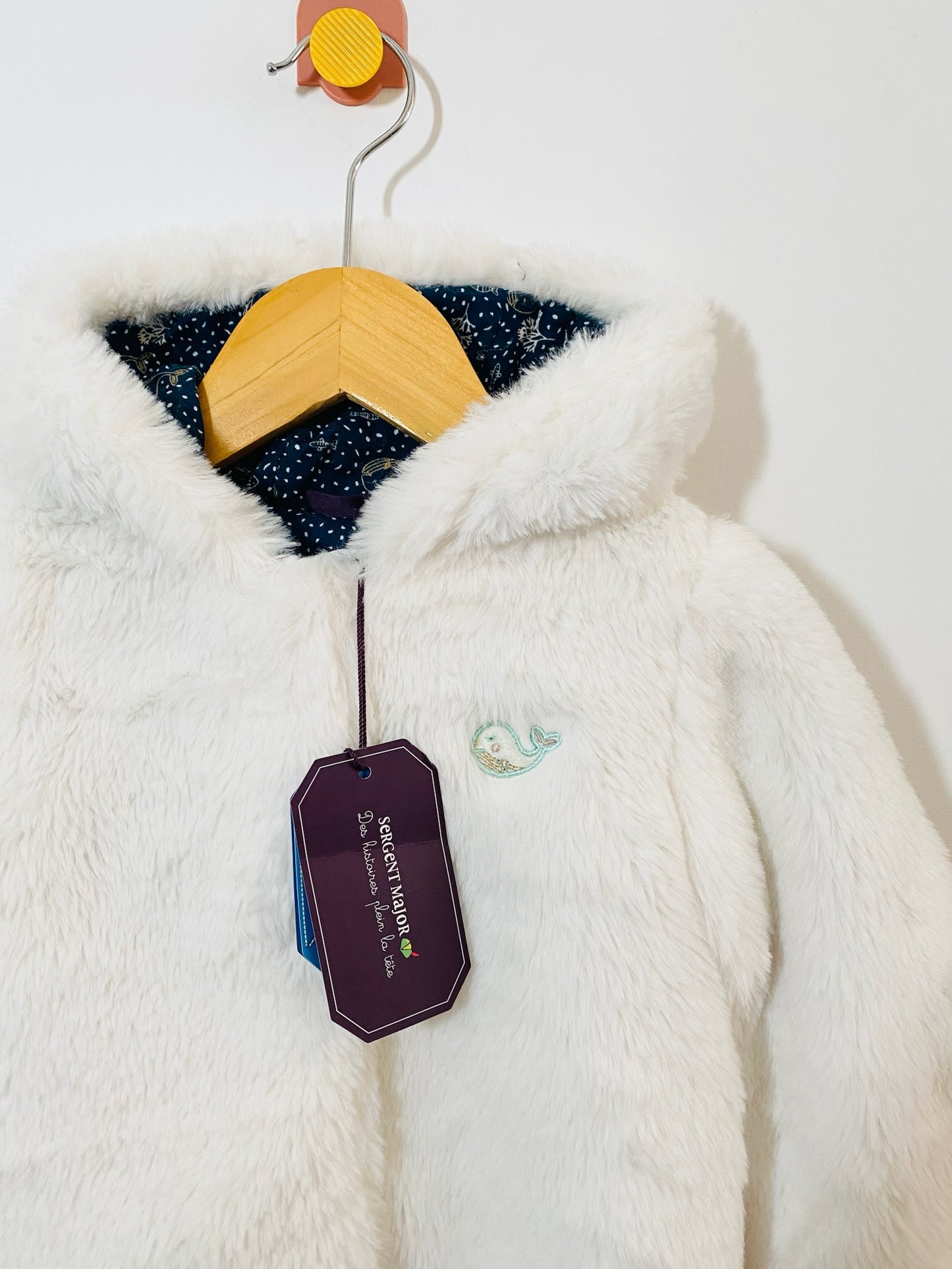 faux fur jacket / 18m