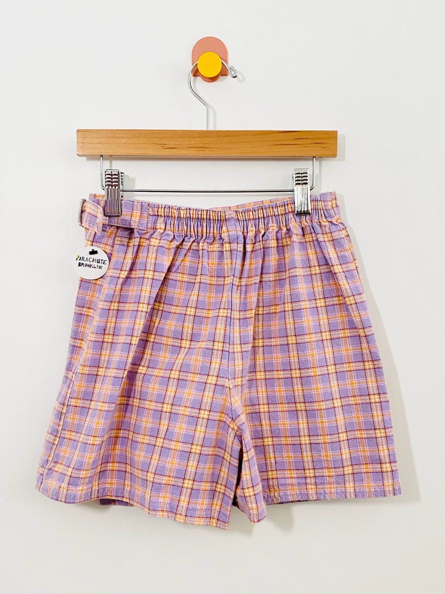 plaid skort / 8y