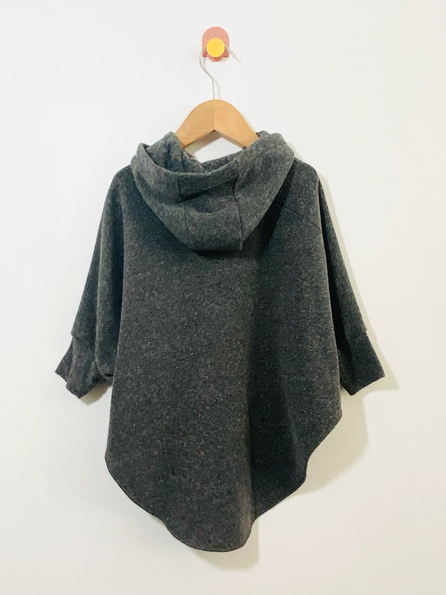 french terry poncho / 3-4y
