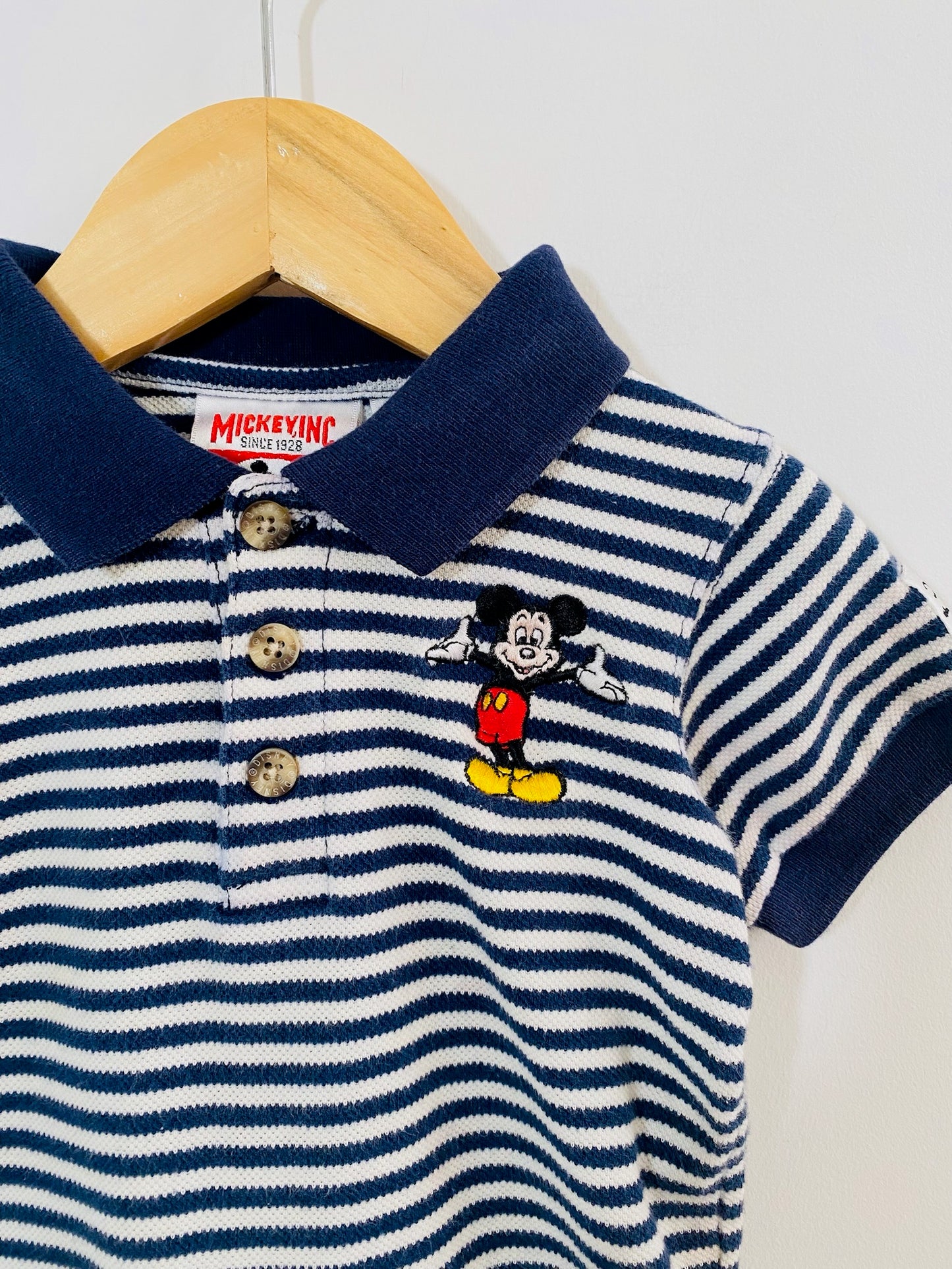 mickey polo onesie / 12M