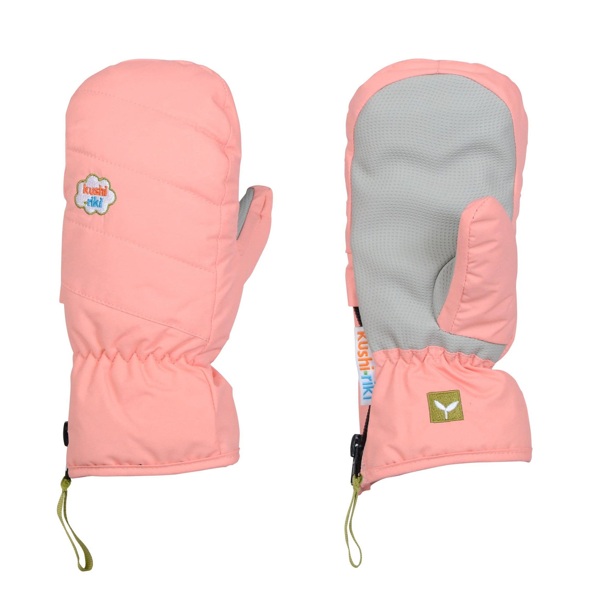 Kushi-riki Snow Mittens- Peaches & Cream