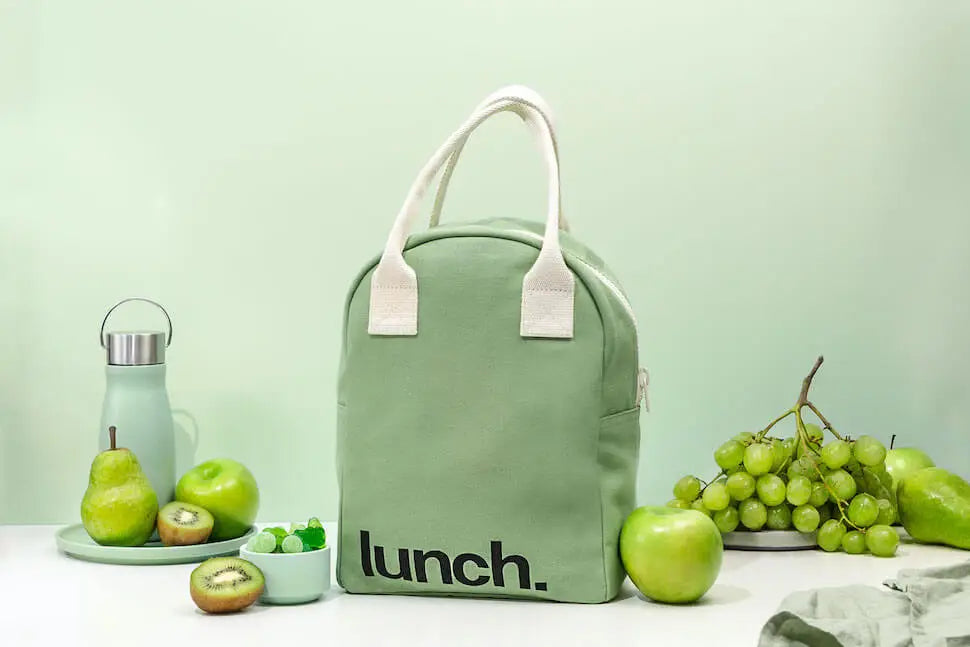 lunch bag - moss