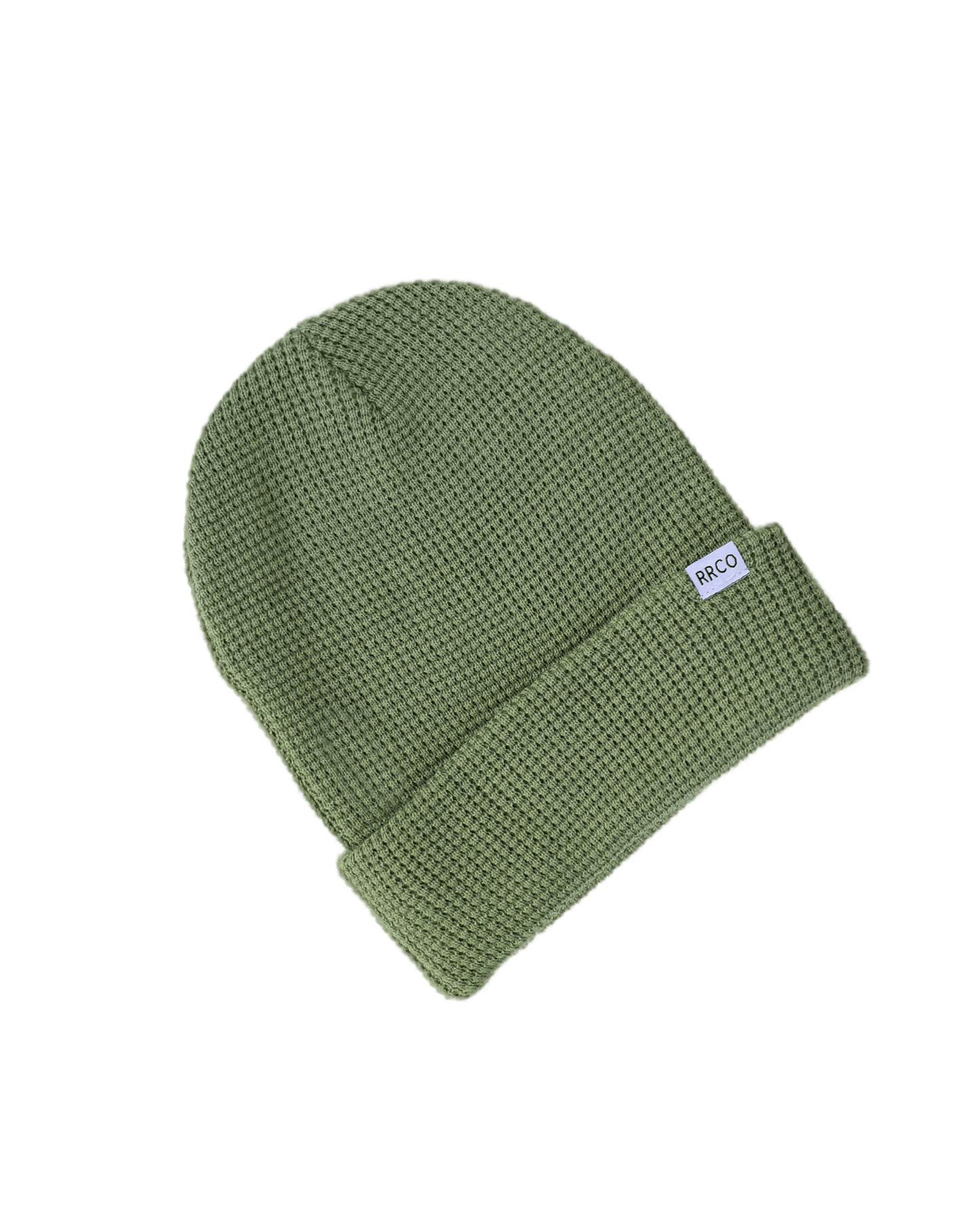 kids waffle beanie - grove