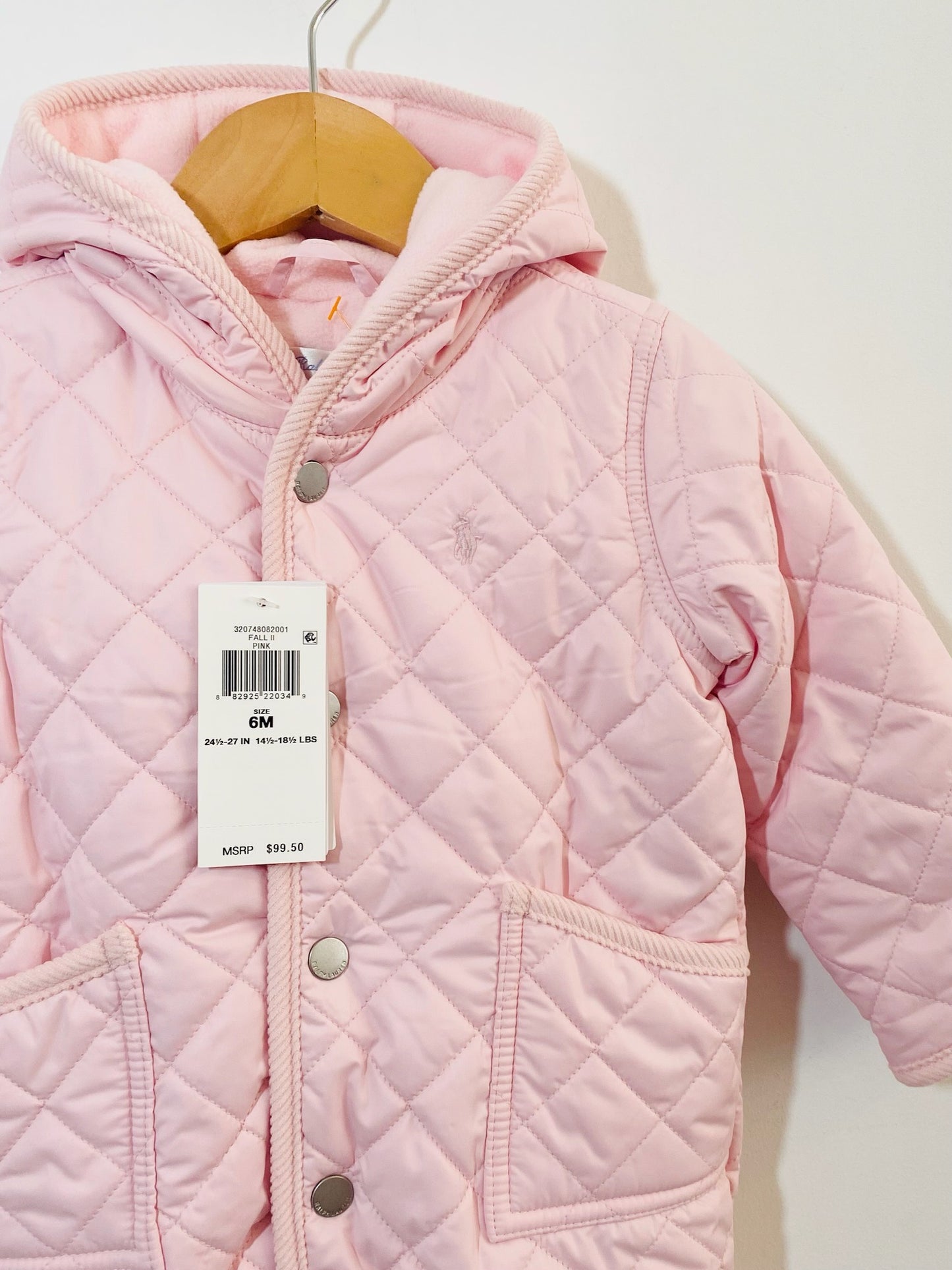 quilted snowsuit / 6m