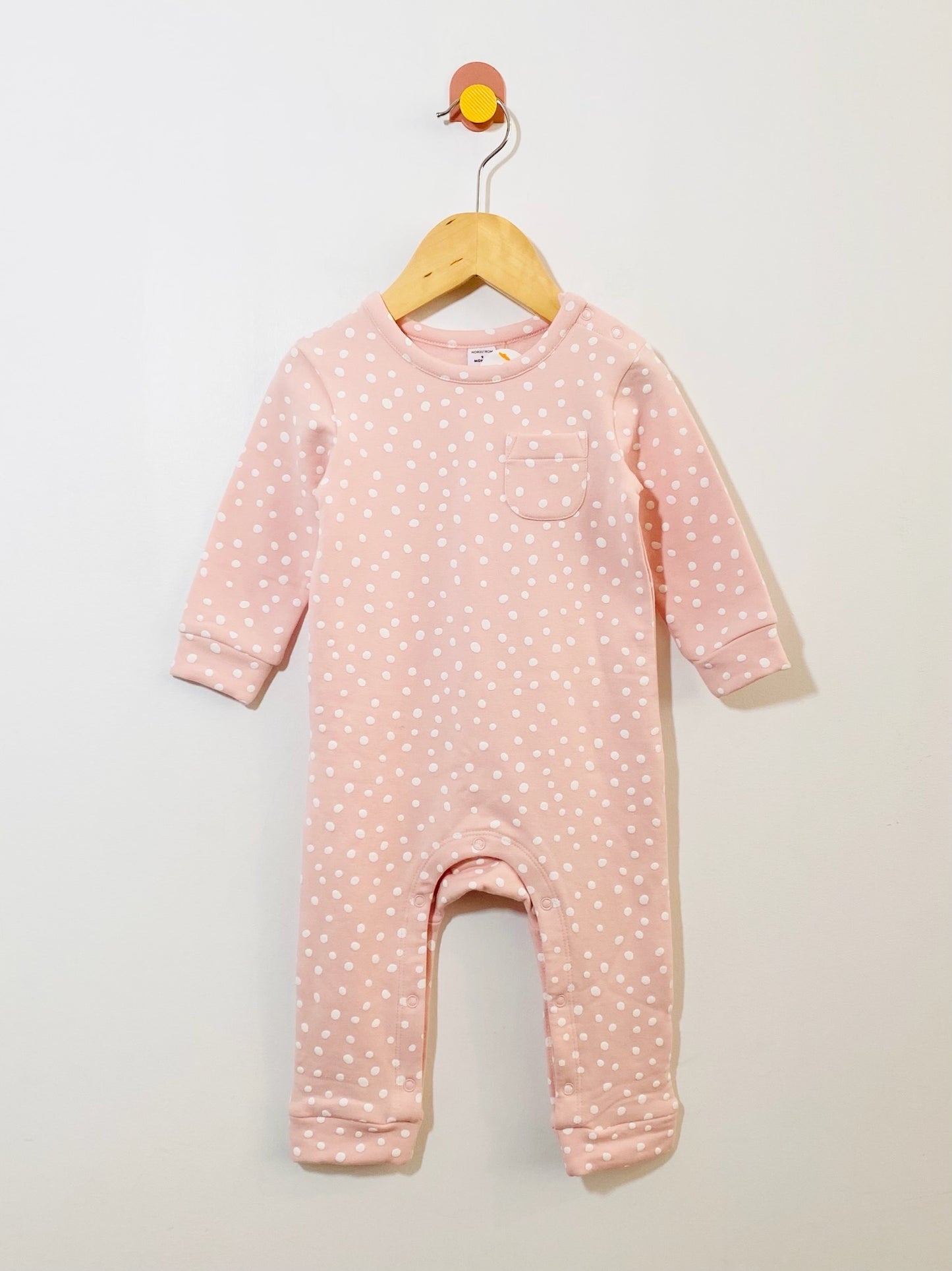 Nordstrom fleece onesie / 9m