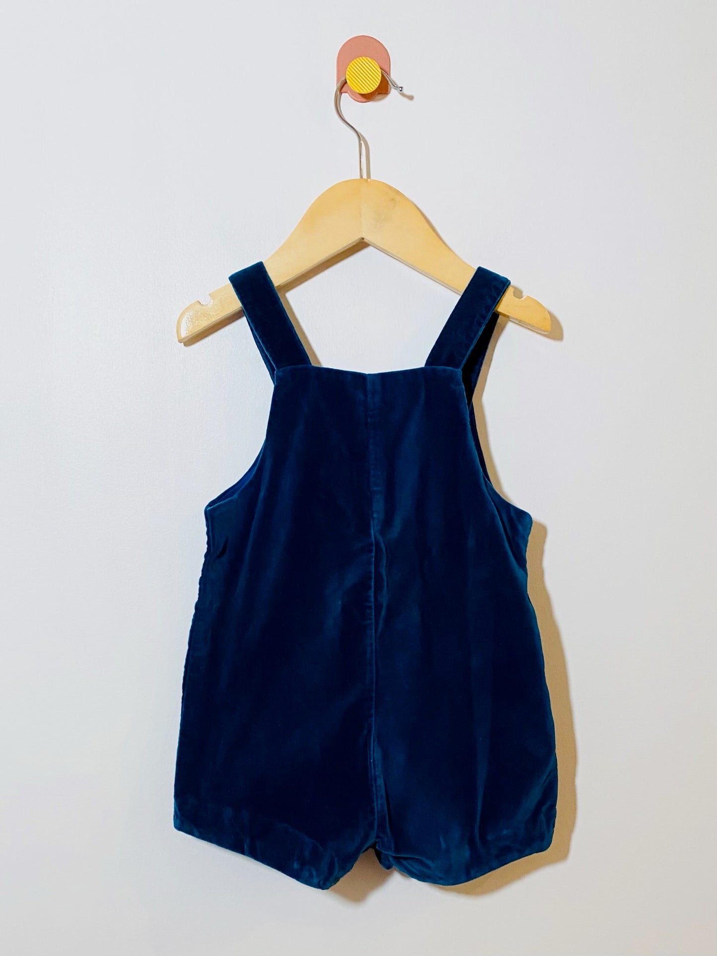 velvet romper / 12m
