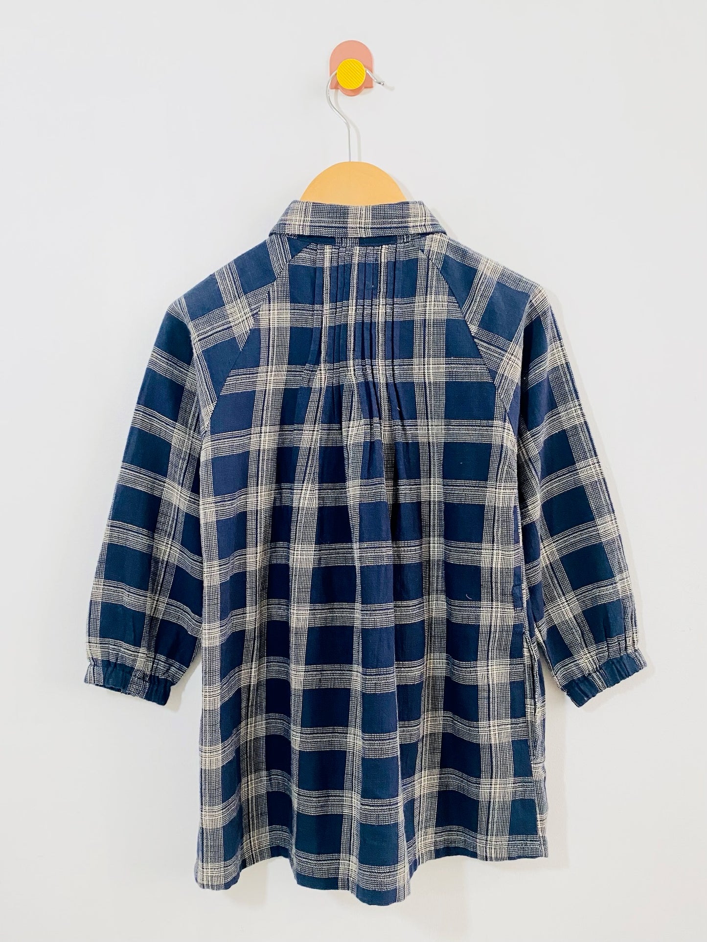 Plaid Shirt Dress / 6Y