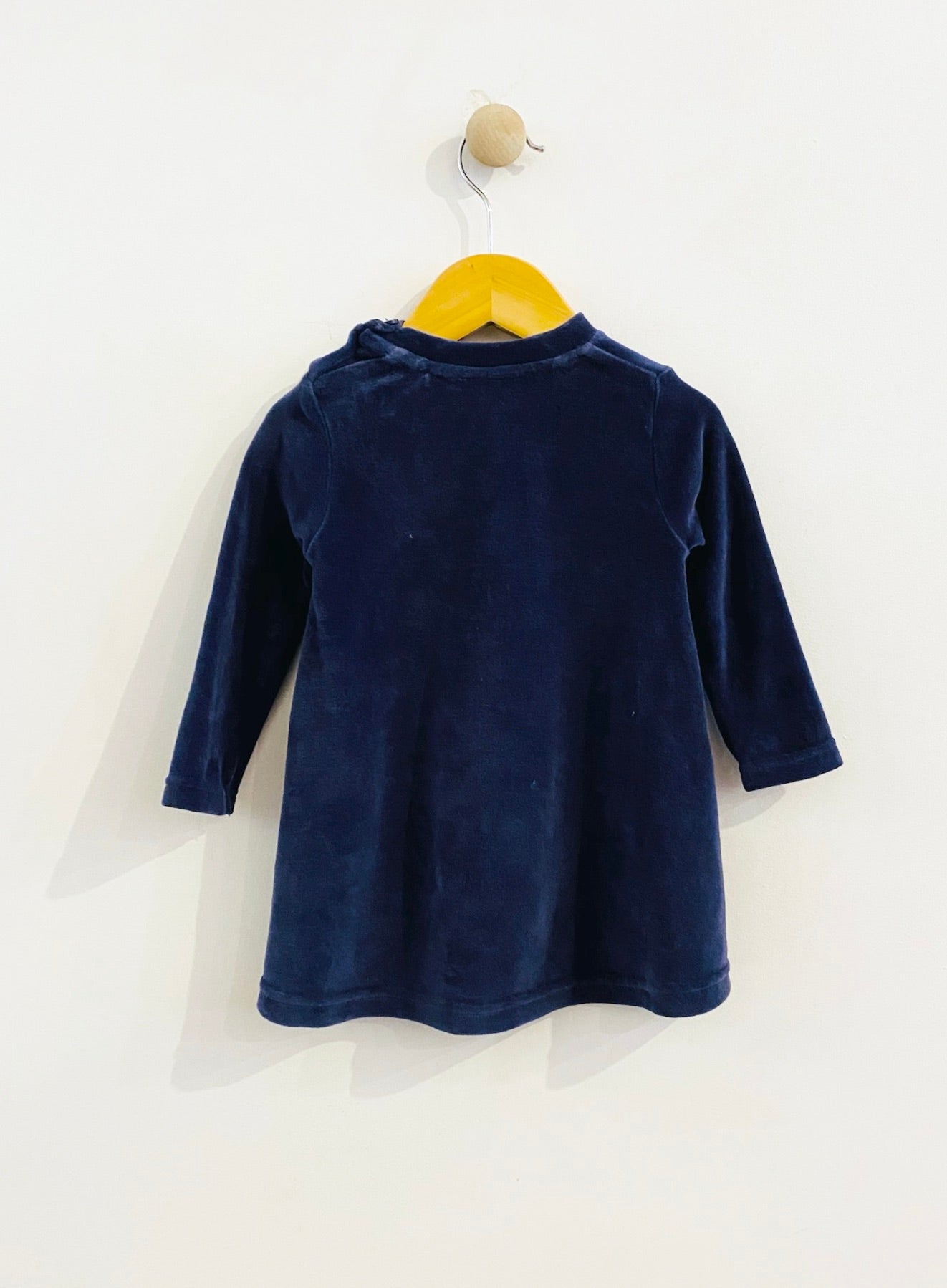 velour dress / 6-9m