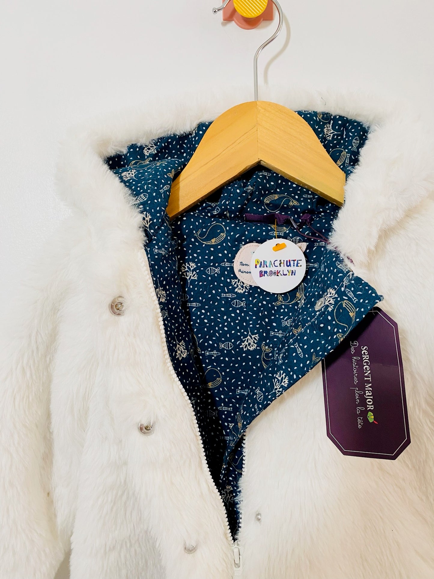 faux fur jacket / 18m