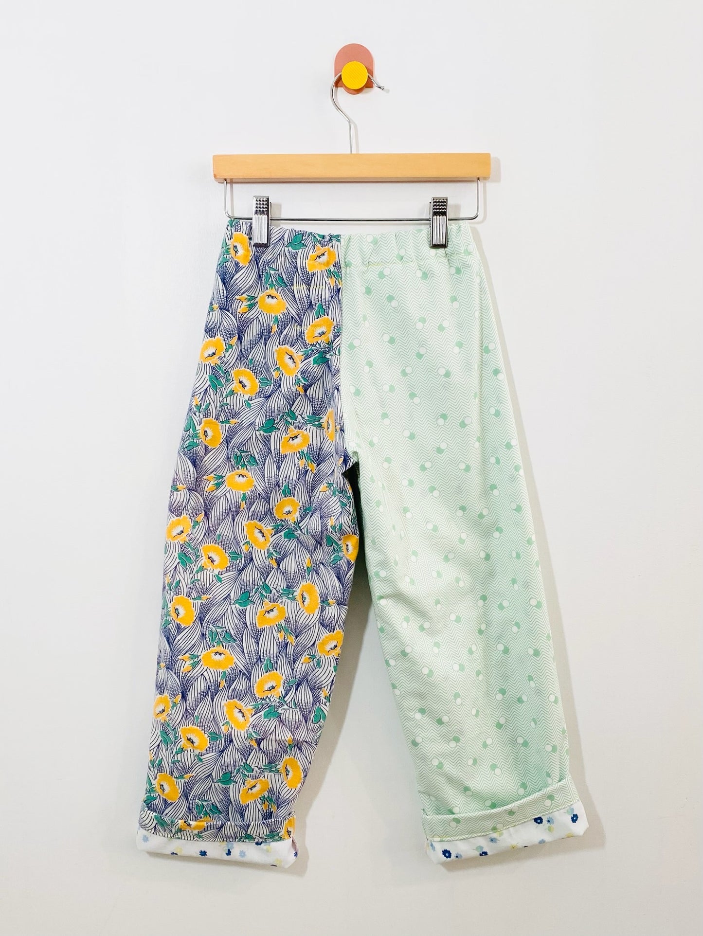 patchwork pants / 7Y