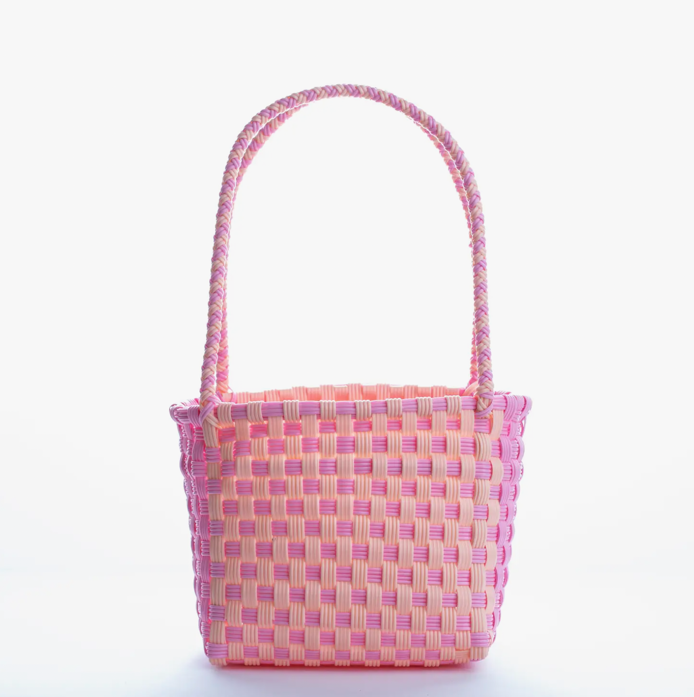kid-size woven tote handmade in Mexico