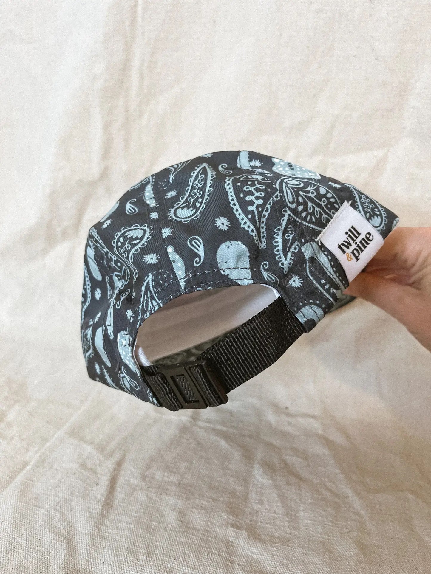 five panel hat - paisley