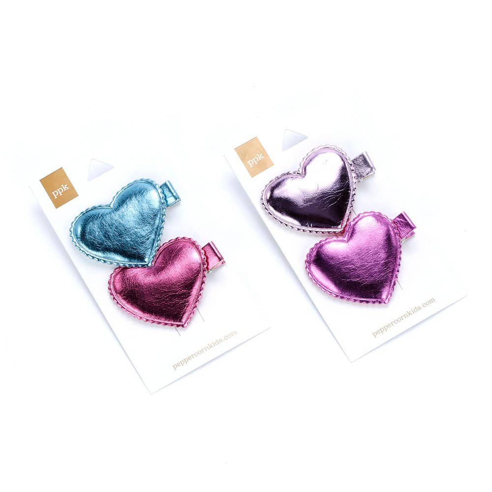 Peppercorn Kids - Shining Hearts Hair Clips for Kids