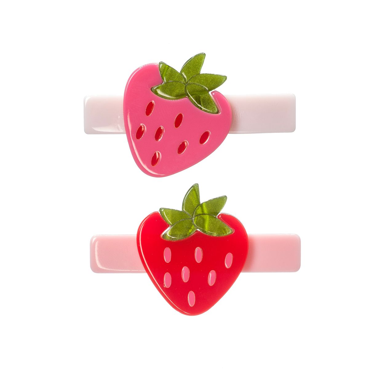 Lilies & Roses Strawberry Hair Clips