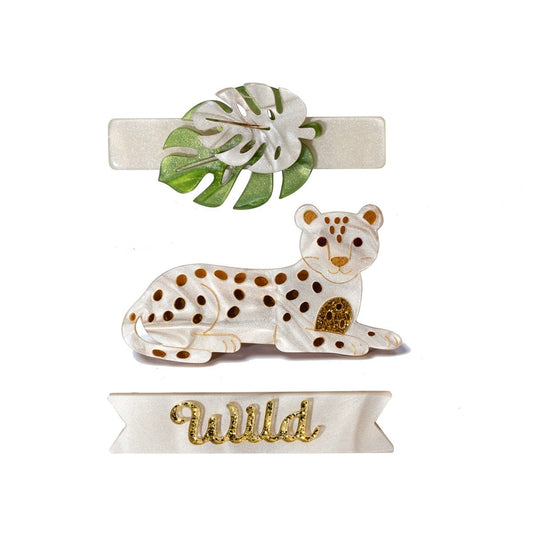 Wild Jungle Hair Clips