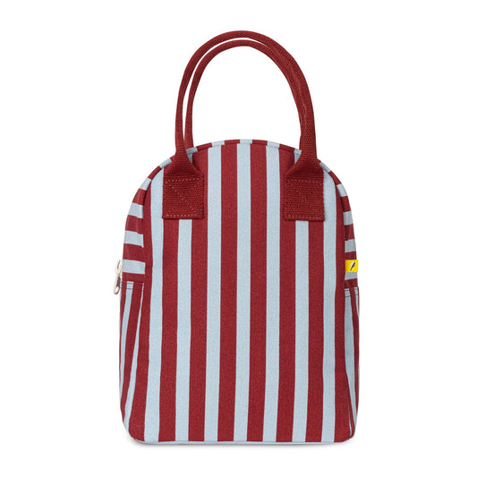 Fluf Zipper Lunch - Awning Stripe Chili Pepper
