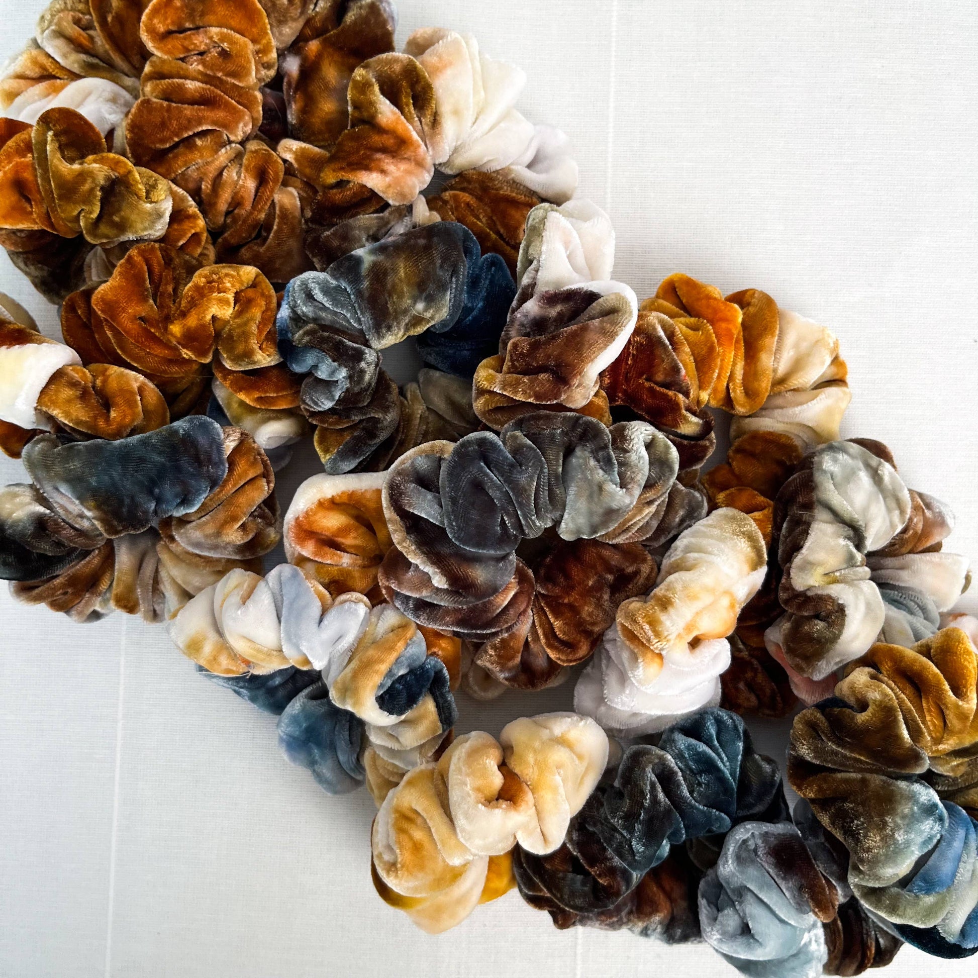 The Wildest Kids Ice-Dyed Velvet Scrunchies