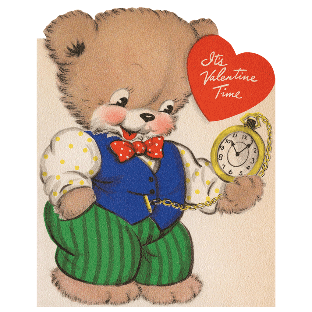 Laughing Elephant - Retro Valentines - Valentines Packet