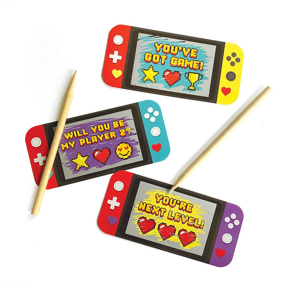 Paper House Productions - Video Game Scratch Off Valentines