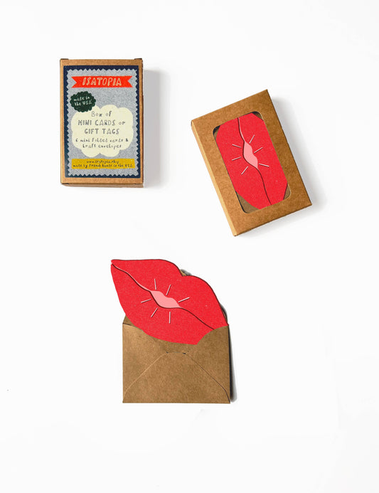 Isatopia - Bisou Lips Mini Cards - box of 6