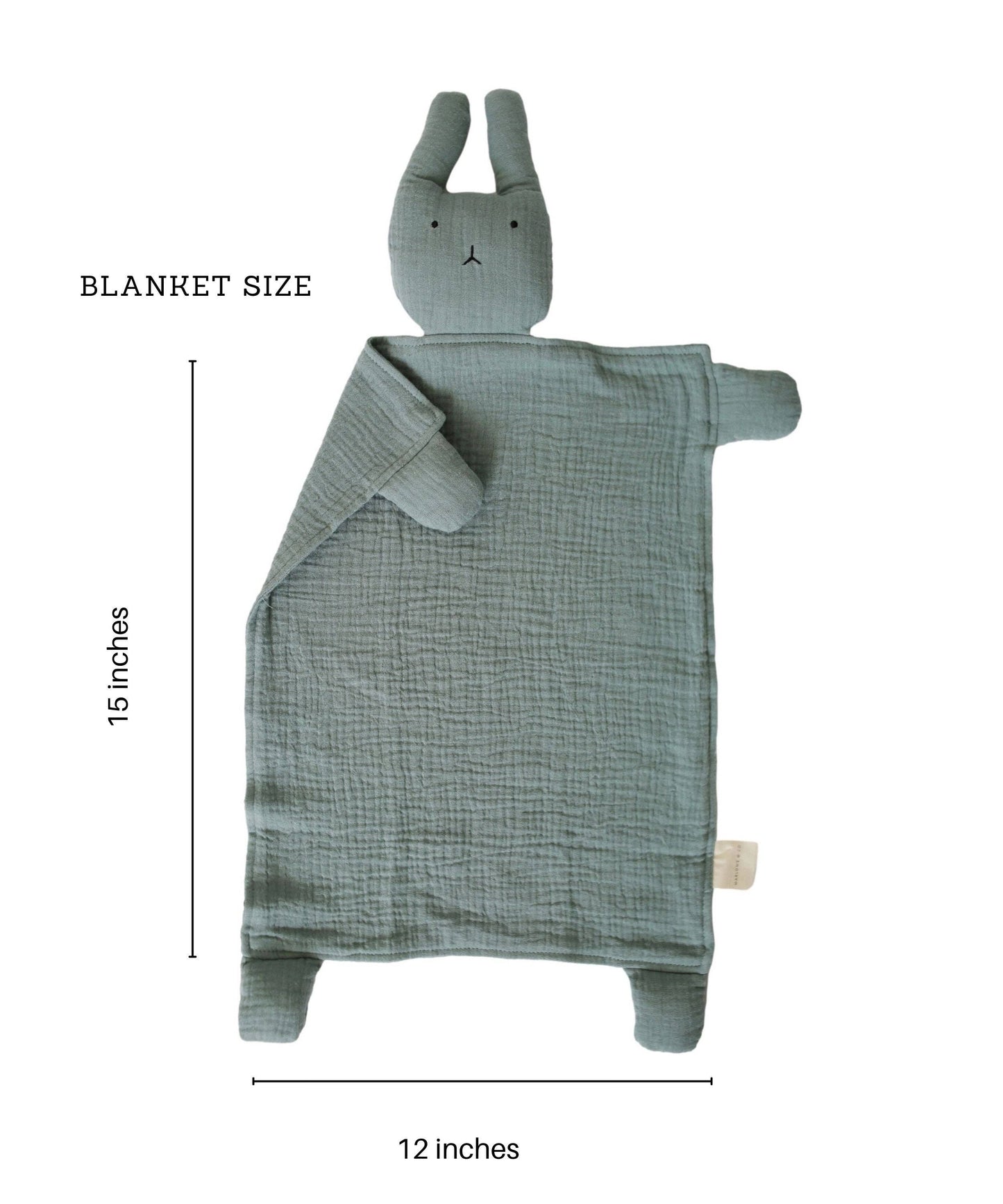 Marlowe & Co Sage Bunny Lovey Blanket