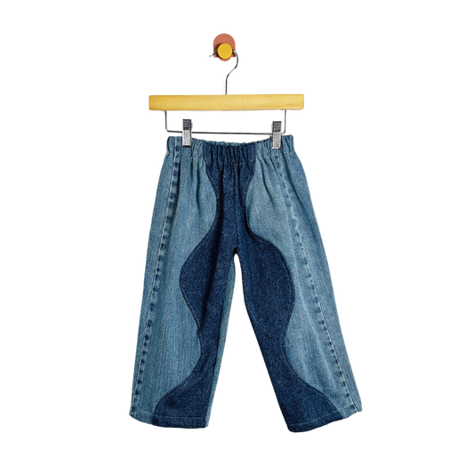 Little Lawless Upcycled Wave Jeans / 3Y