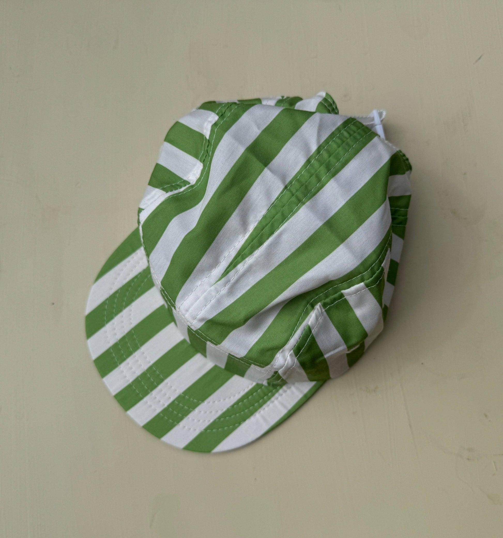 Kids Twill & Pine Five Panel Hat- Vintage Stripe