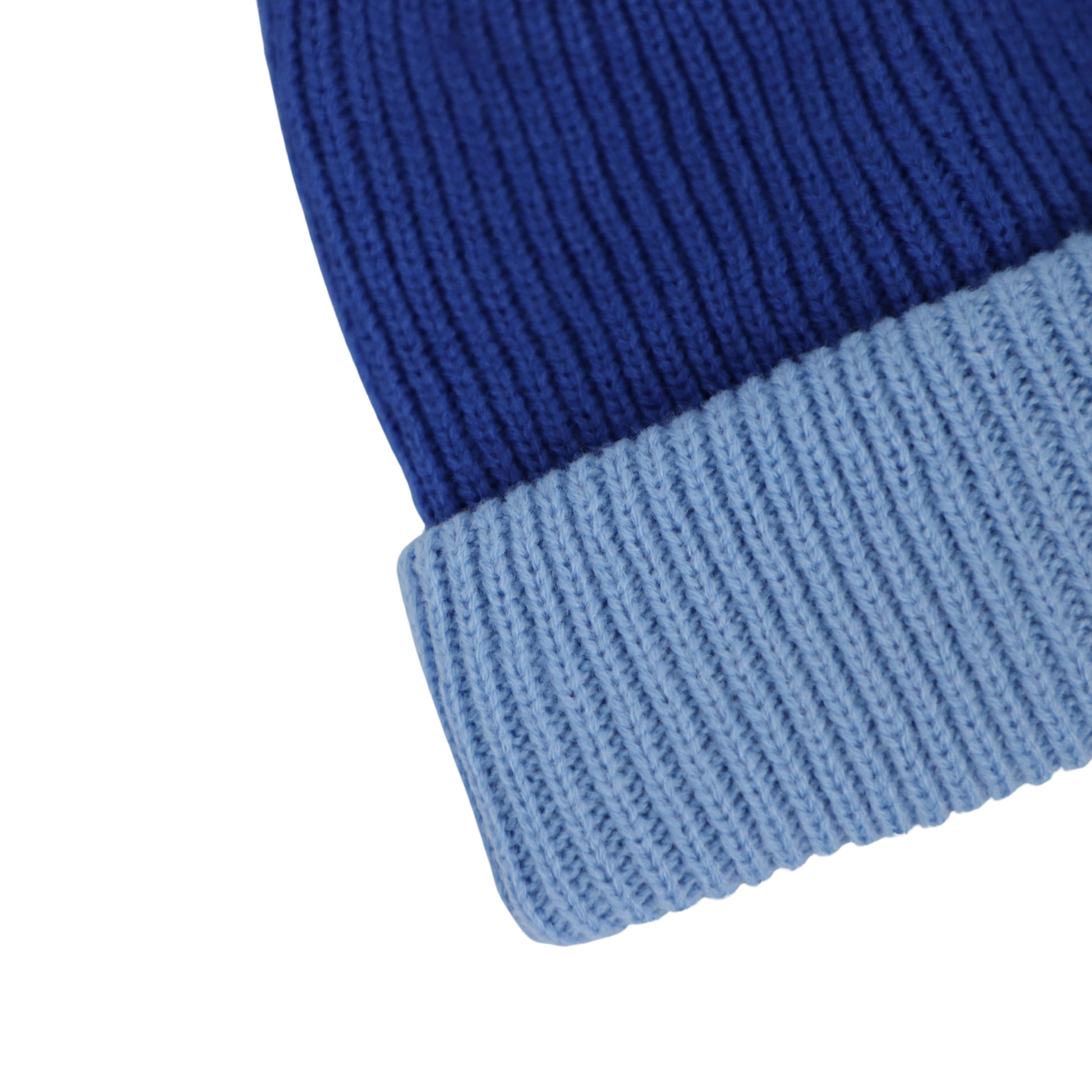 Rad River Co. Thick Knit Beanie- Blue/Light Blue