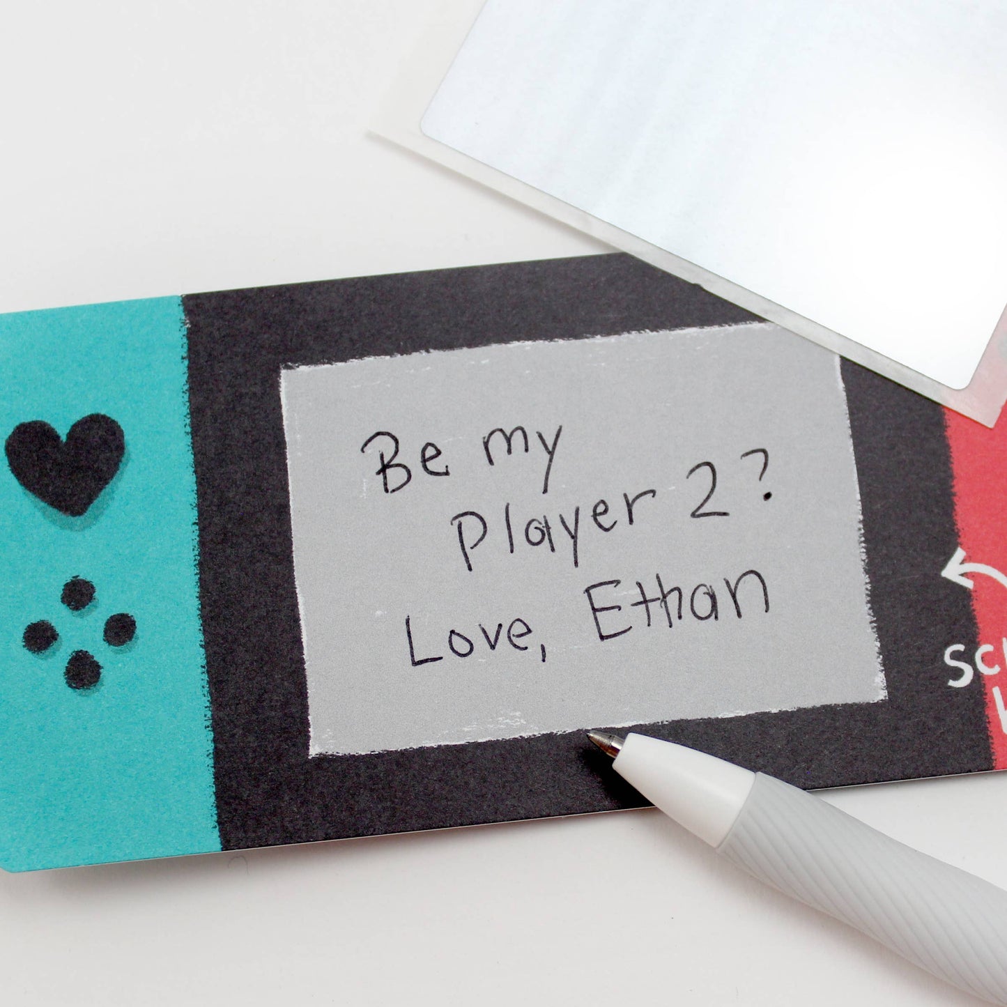 Inklings Paperie - Scratch-off Valentine Cards - Game On