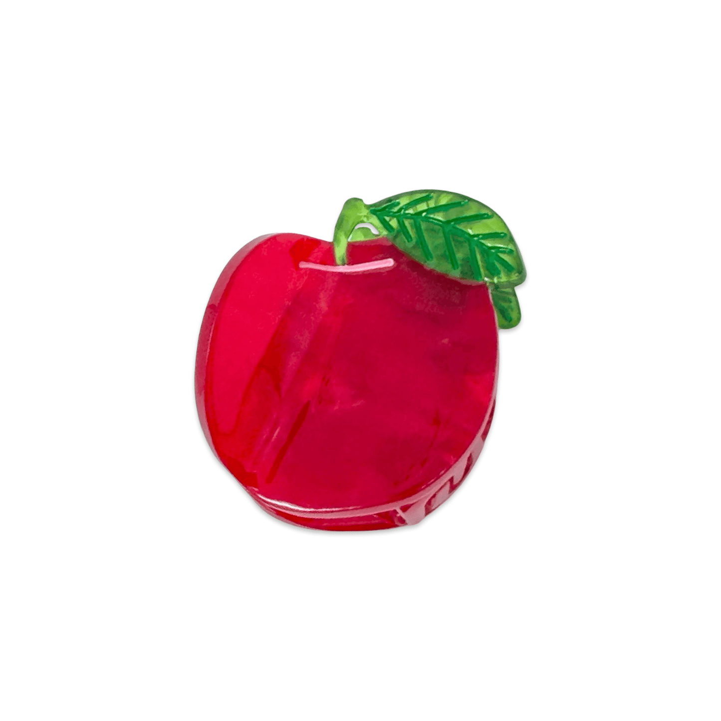 Jenny Lemons Mini Red Apple Hair Claw Clip