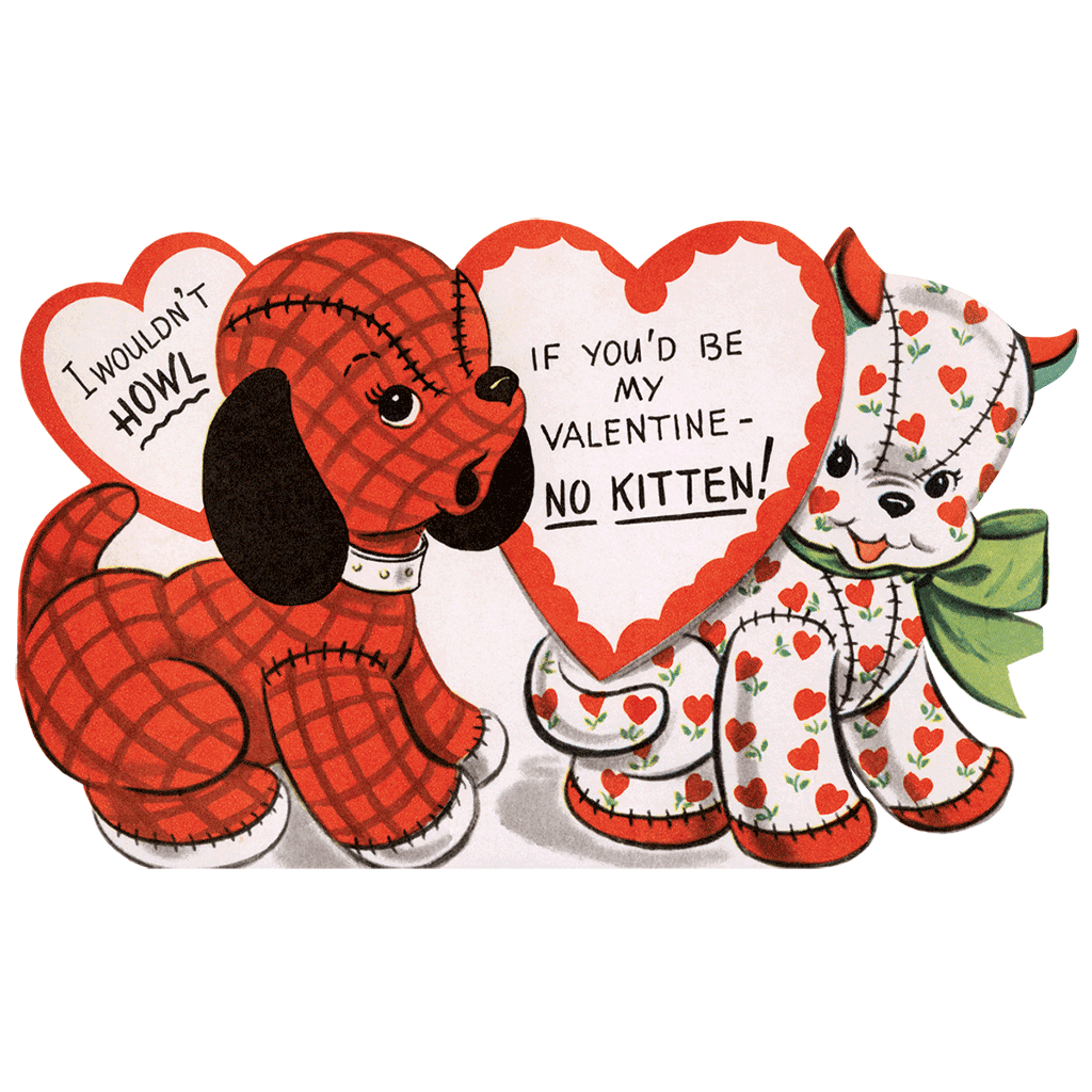 Laughing Elephant - Retro Valentines - Valentines Packet