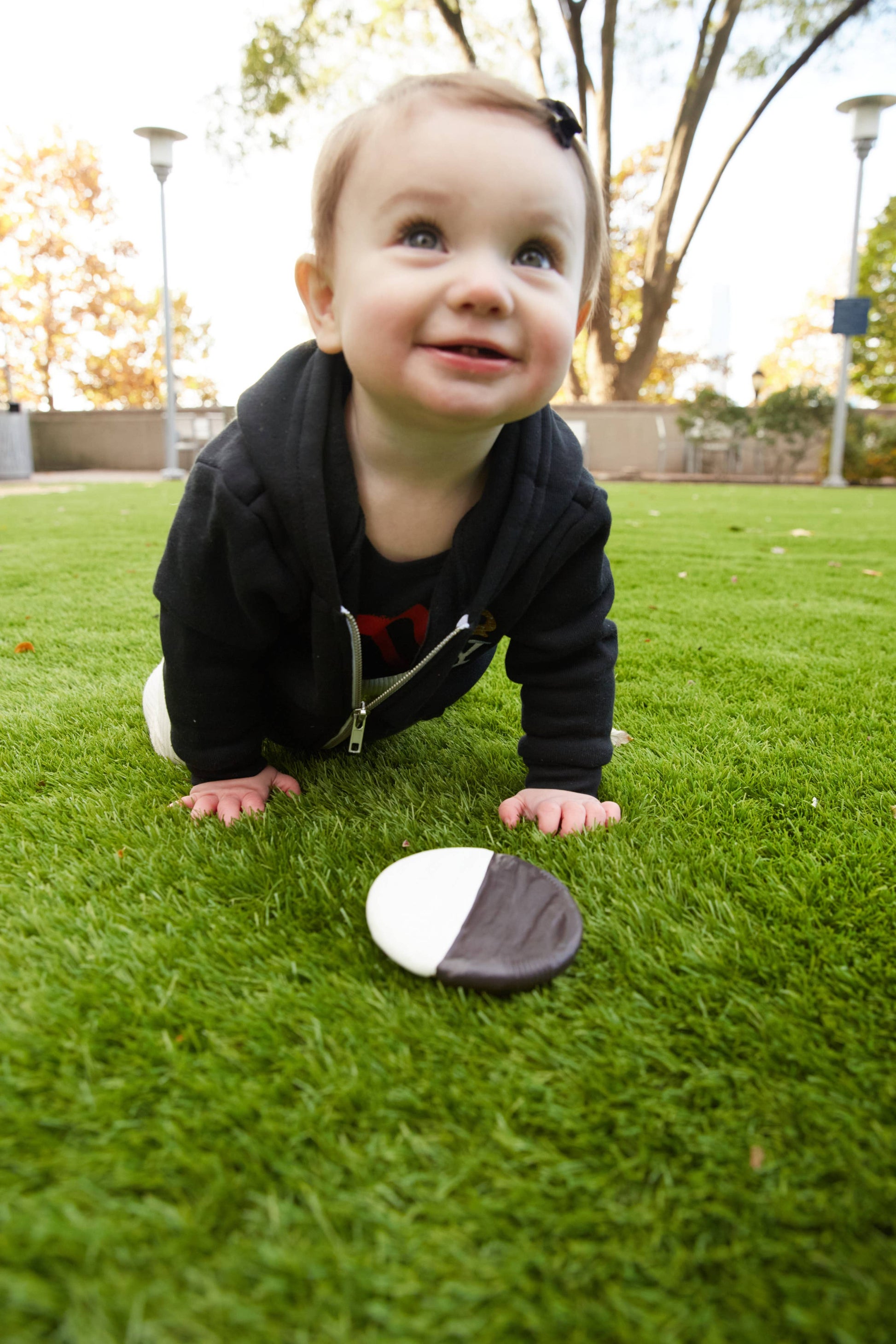 PiccoliNY Bubbies Black & White Cookie Teether