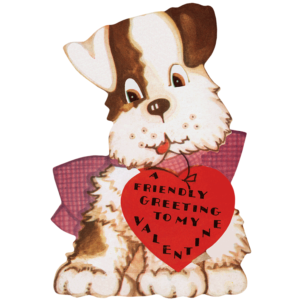 Laughing Elephant - Retro Valentines - Valentines Packet