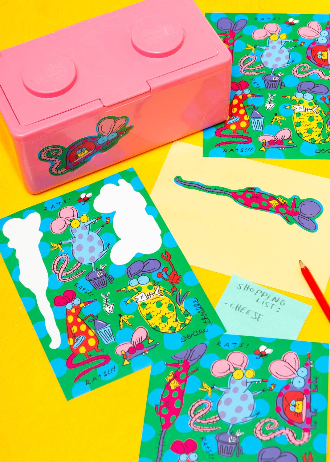 Gentle Thrills Rats Sticker Sheet