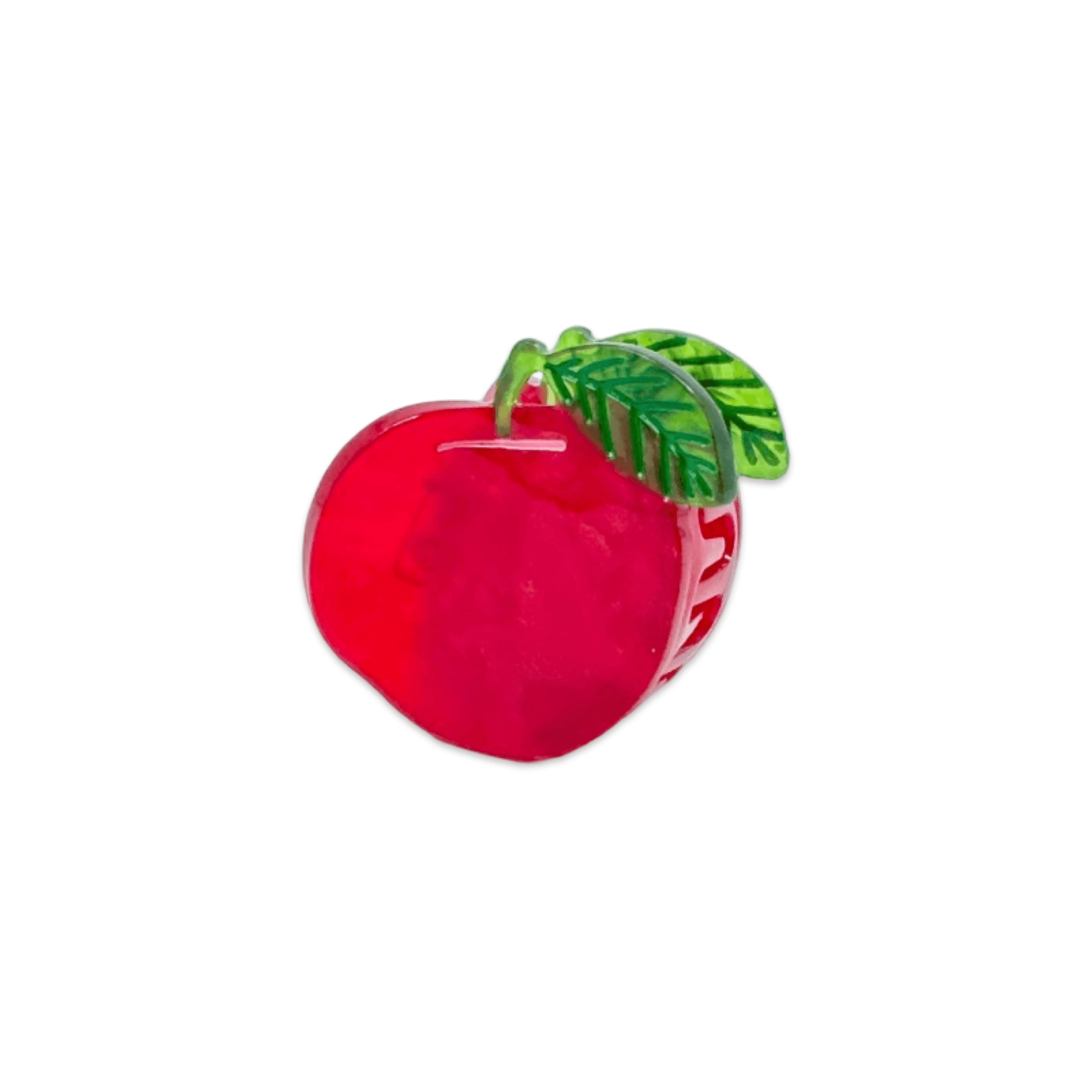 Jenny Lemons Mini Red Apple Hair Claw Clip