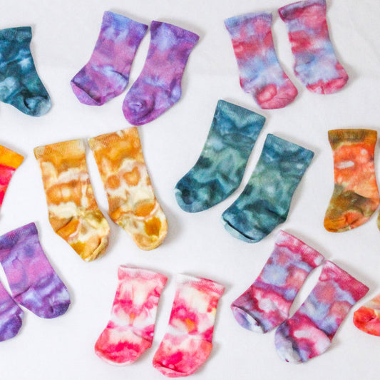 The Wildest Company - Ice-Dyed Bamboo Baby Socks