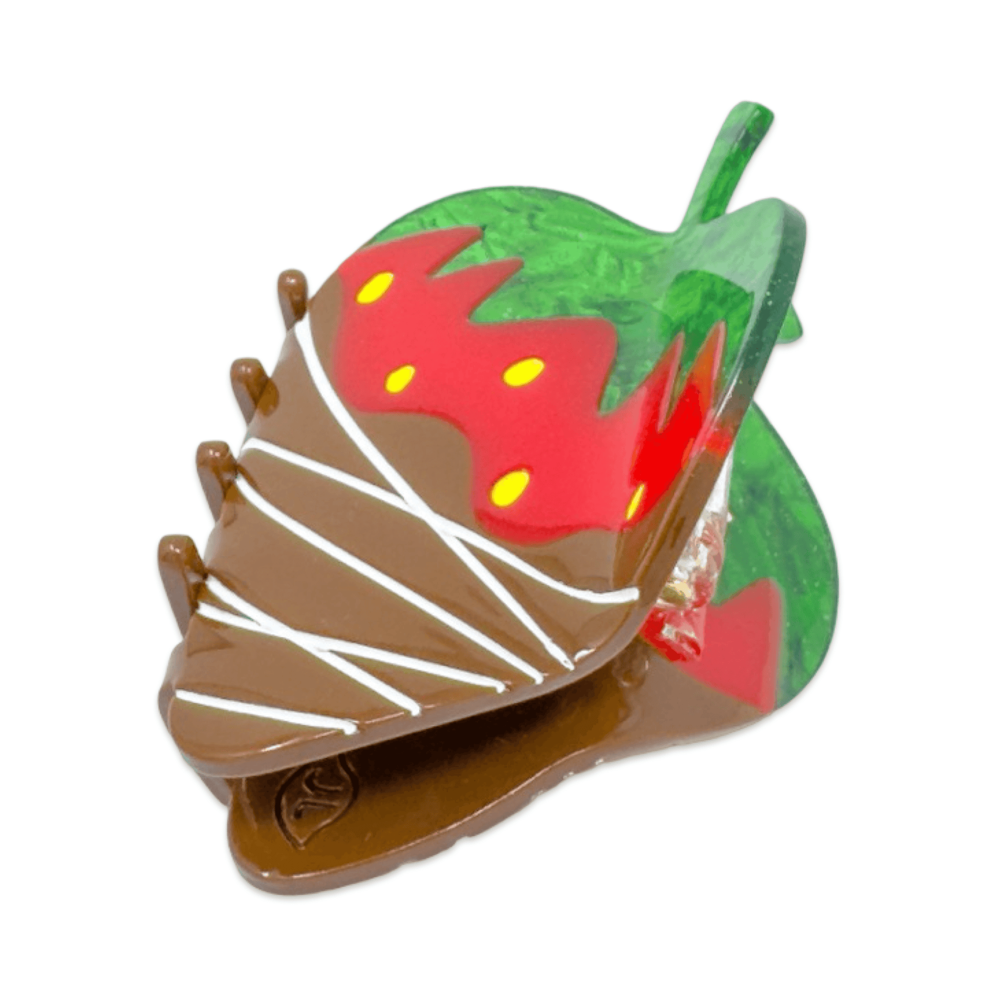 Jenny Lemons - Midi Chocolate Covered Strawberry Hair Claw Clip