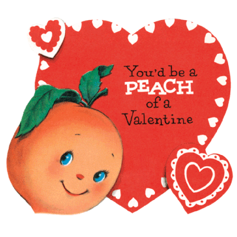 Laughing Elephant - vintage inspired Valentine sticker