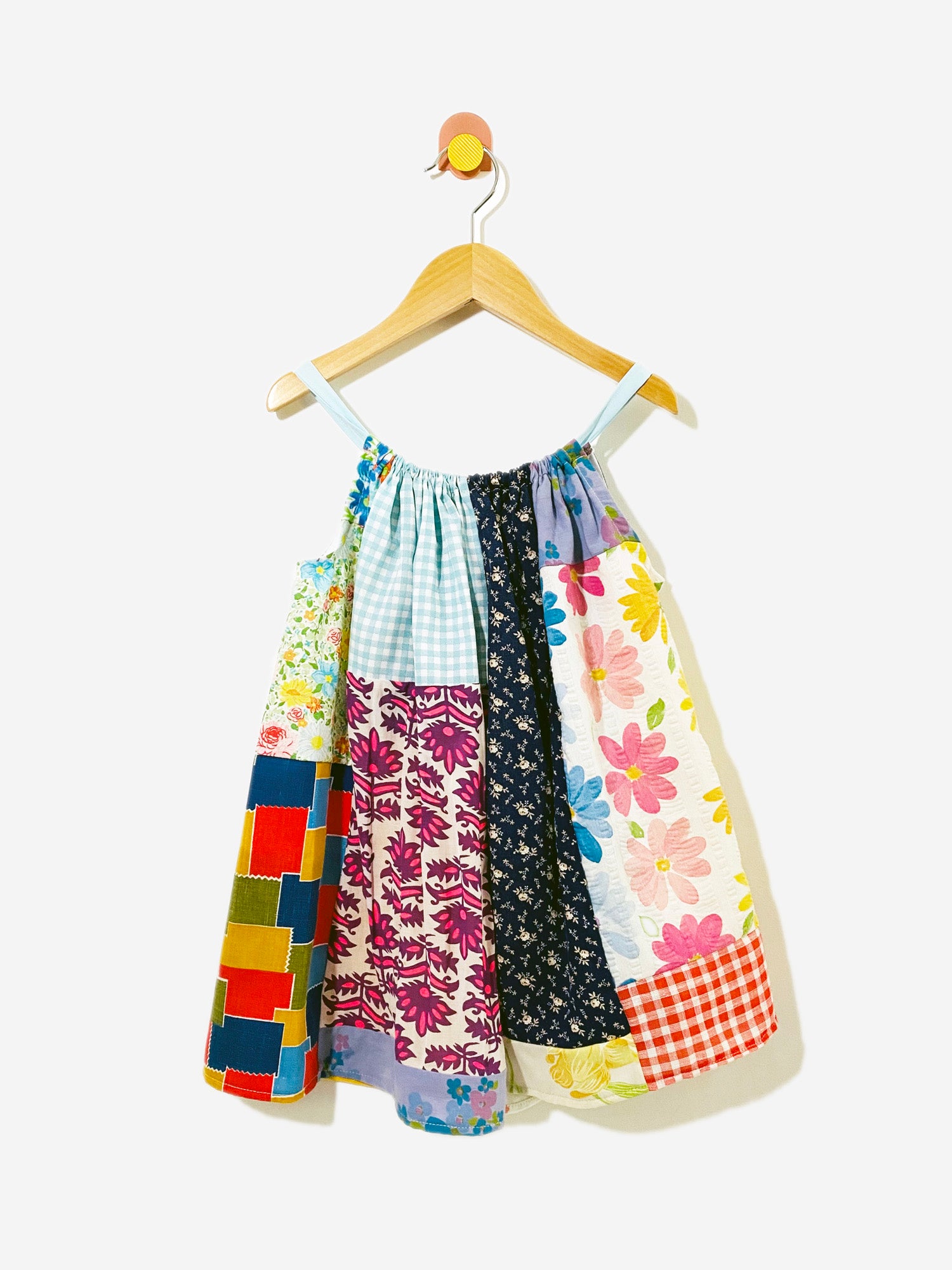 handmade patchwork swing dress / 4Y