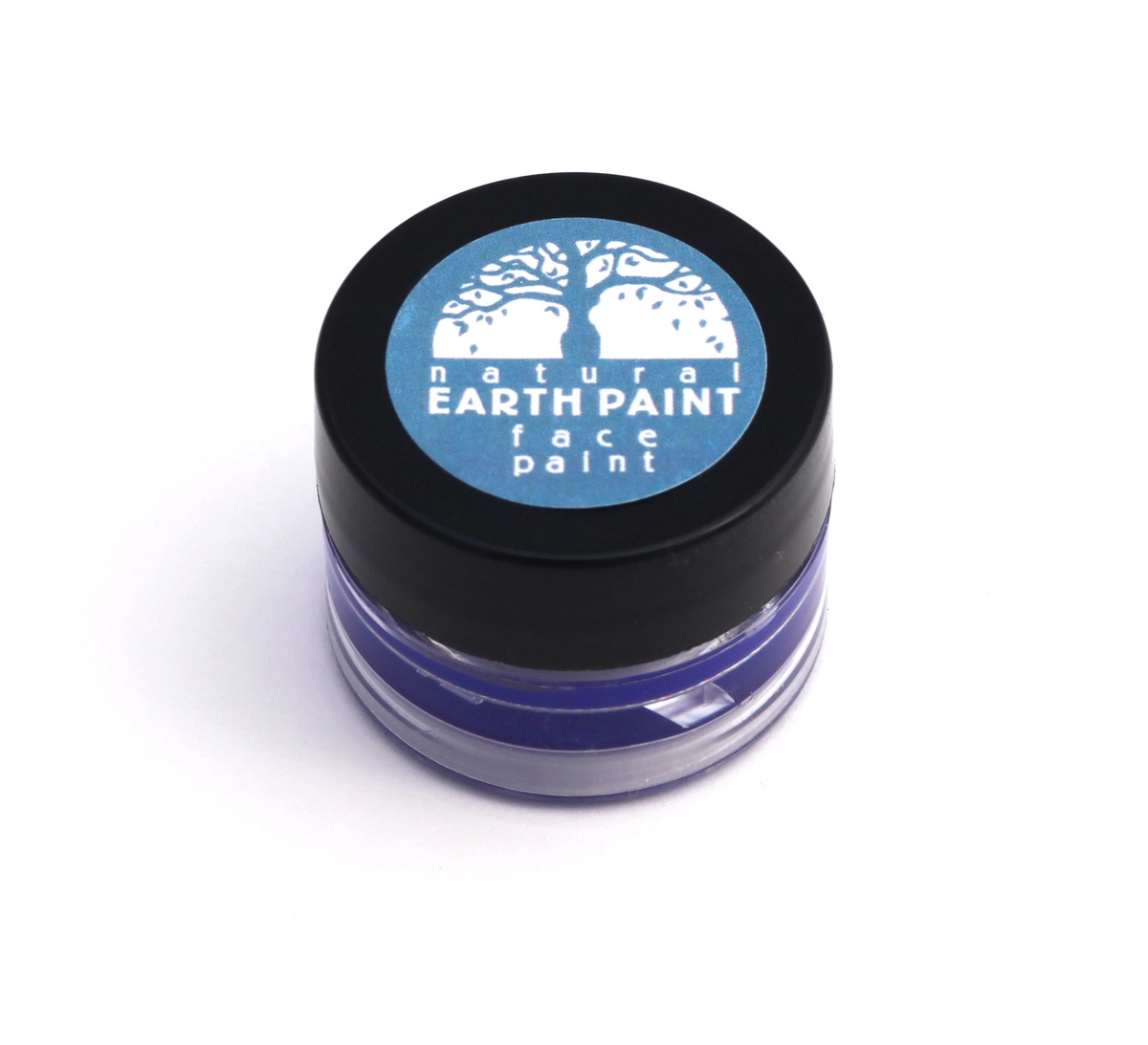 Jar of Natural Earth Paint face paint on a white background
