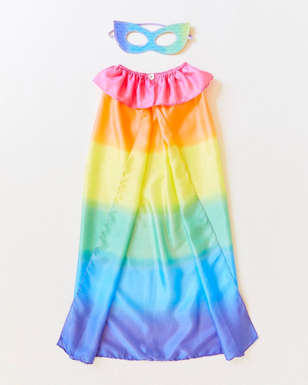 Silk Dress-Up Mask- Rainbow