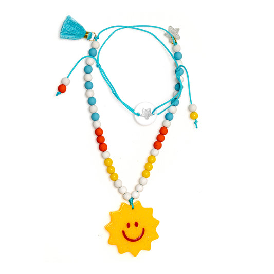 Lilies & Roses Happy Sun Necklace