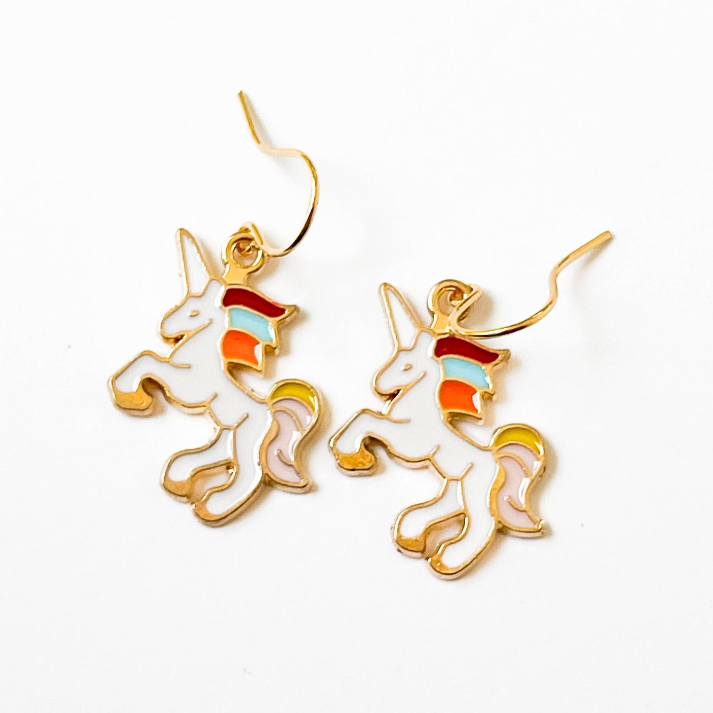Kids Charm Earrings - unicorns