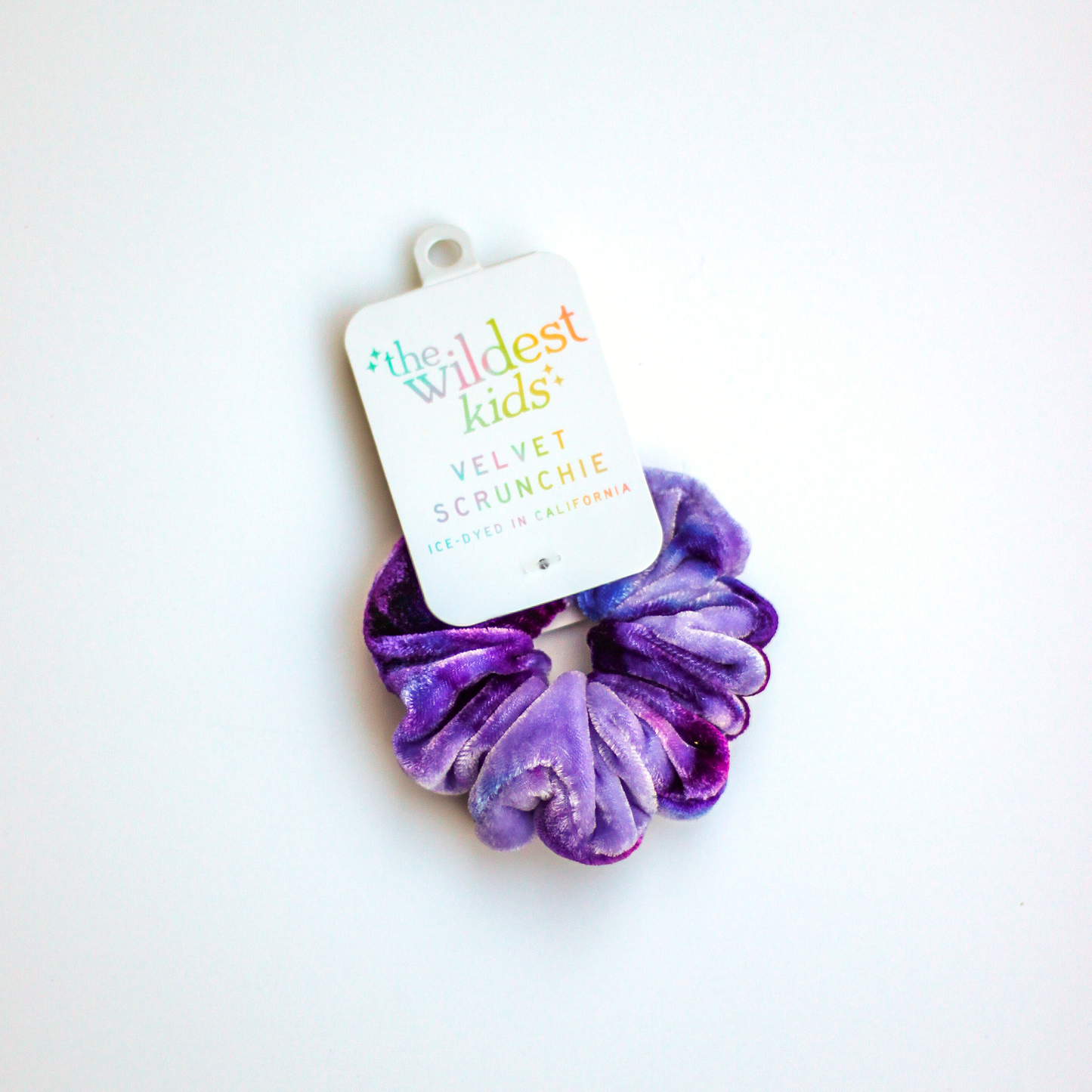 The Wildest Kids Ice-Dyed Velvet Scrunchies