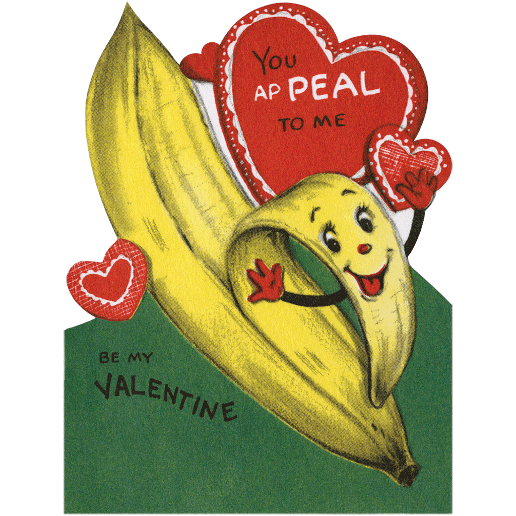 Laughing Elephant - Retro Valentines - Valentines Packet