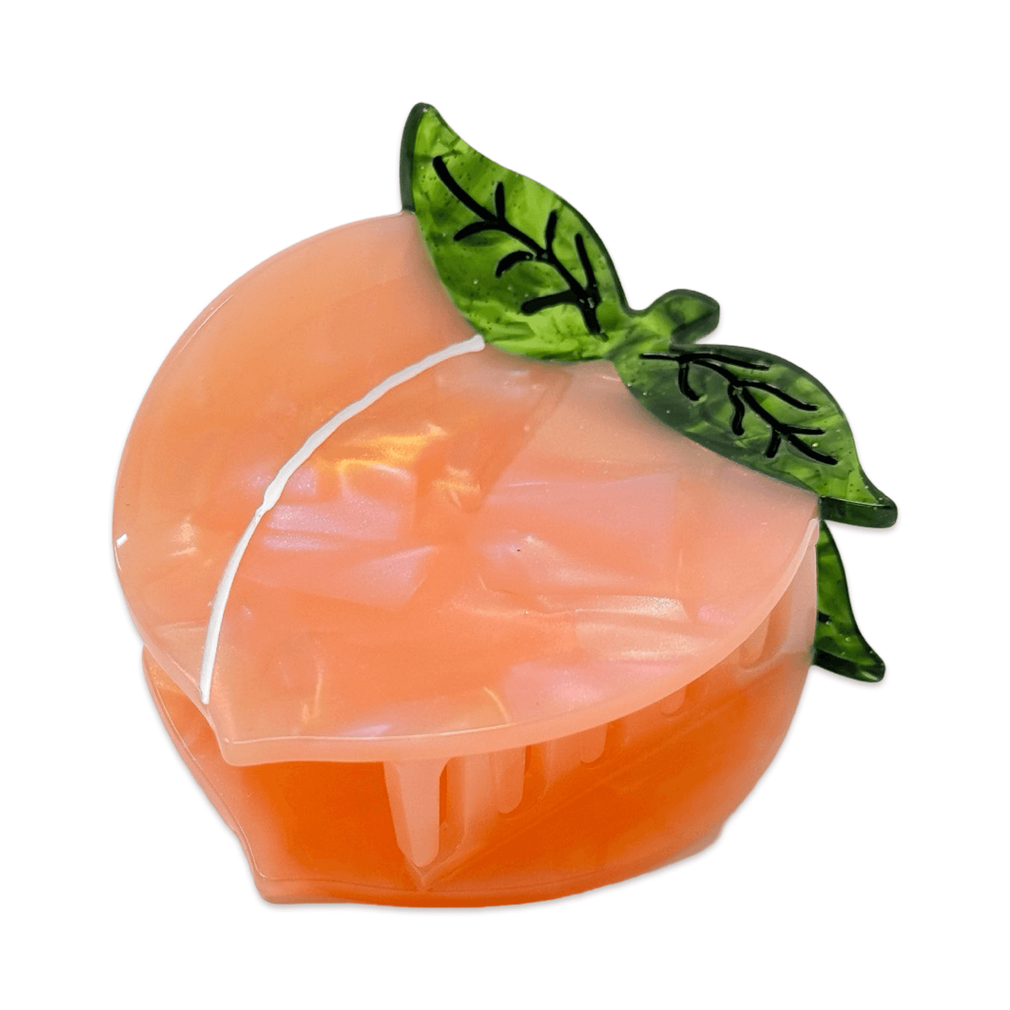 Jenny Lemon peach shaped hair clip