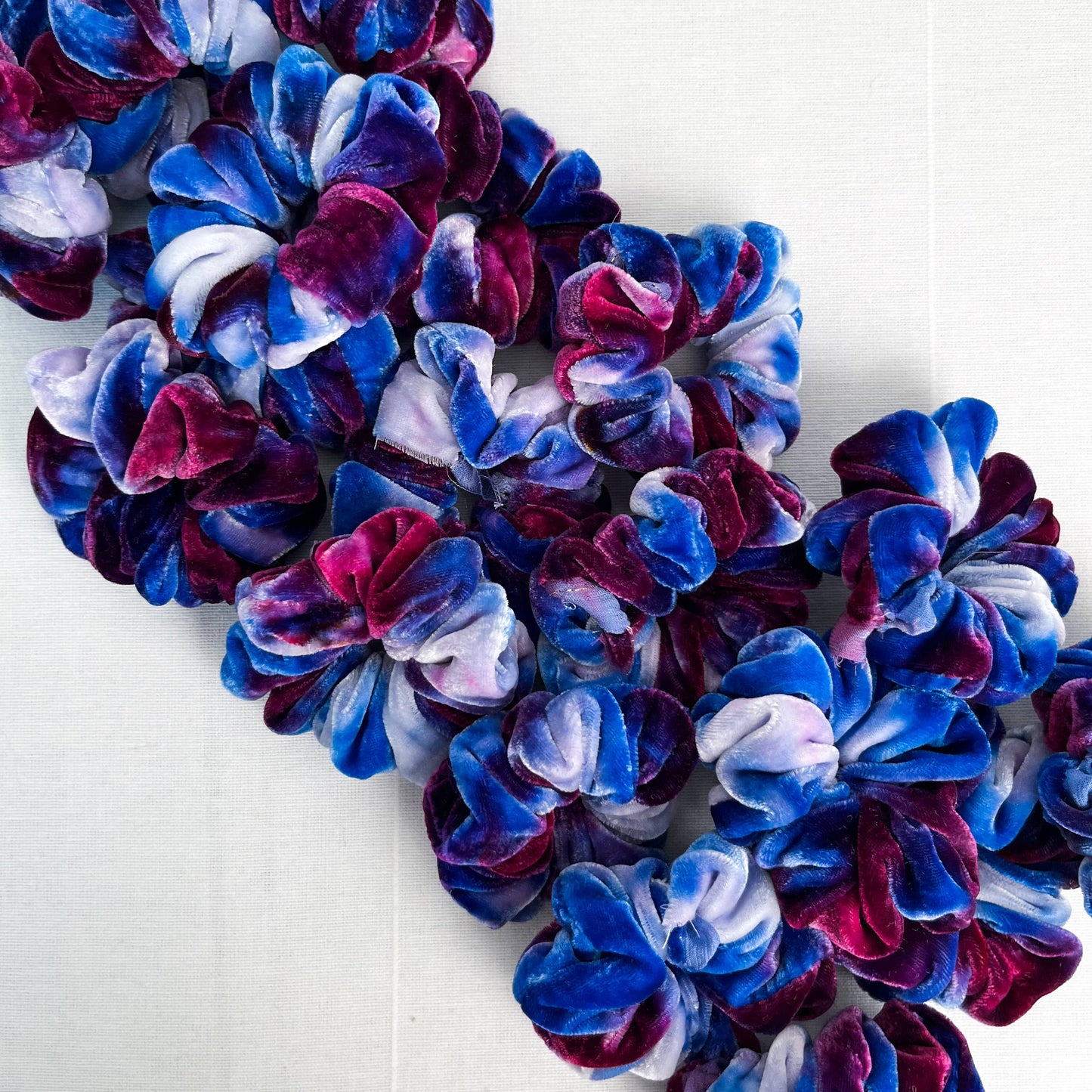 The Wildest Kids Ice-Dyed Velvet Scrunchies